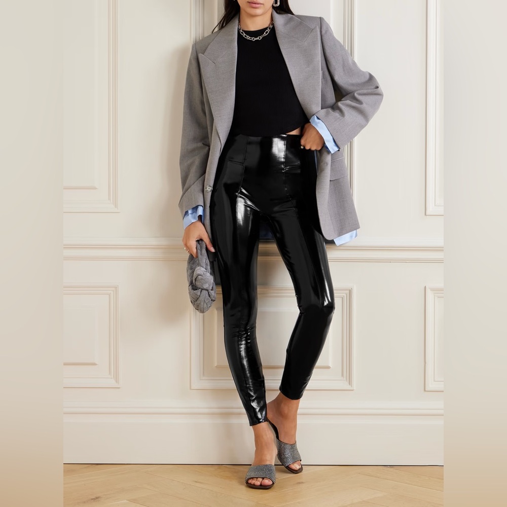 Spanx Faux Patent Liquid Leather Legging